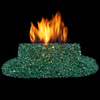 Generic Duluth Forge 1/4 In. Premium Reflective Emerald Fire Glass - 10 Lb. B 14REMGM